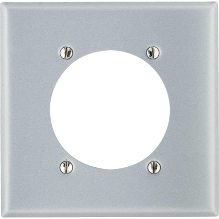 Leviton 2-Gang Steel Range/Dryer Wall Plate 001-0S701-0GY